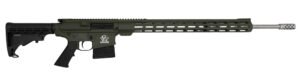 Great Lakes Firearms GL10243SSODG GLFA  243 Win 5+1 24" Stainless Threaded Barrel, OD Green Cerakote Picatinny Rail Aluminum Receiver, Adjustable Black Synthetic Stock, Mil-spec Polymer Grip