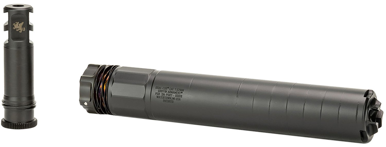 Griffin Armament GADLPSR762W OTB Dual-Lok 30/7.62mm 1.50" Black 17-4 PH Stainless Steel