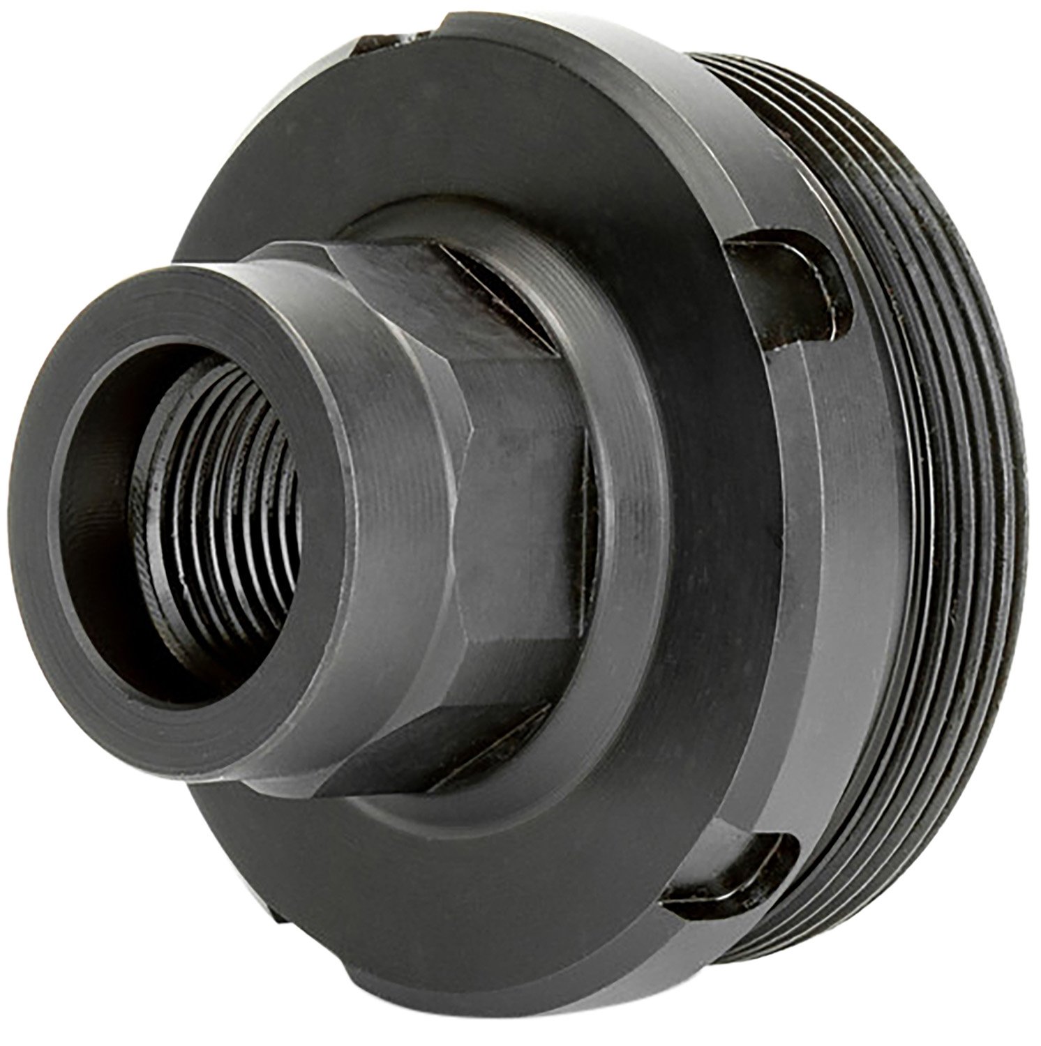 Griffin Armament DT1375X24-1/2X28 Thread Adapter 1/2"x28 17-4 Stainless Steel Nitride Black