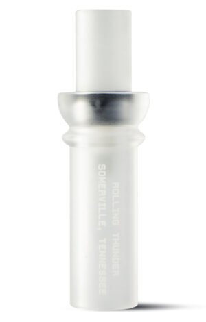 Rolling Thunder Game Call DC212CF Two Stroke Double Reed Cutdown Attracts Ducks Frost Acrylic