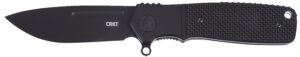 CRKT K245KKP Homefront  EDC Compact 2.91" Folding Aluminum/G10 Plain Black DLC S35VN SS Blade, Black G10 Handle
