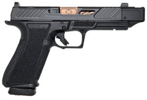 Shadow Systems SS2239CA DR920P Elite 9mm 10+1 Bronze TICN Black Nitride Optic Cut/Serrated/Window Cut Stainless Steel Slide Black Black Interchangeable Backstrap Grip *CA Compliant