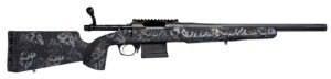 Horizon Firearms RF015P221814T21 Villain  22 Creedmoor 18" Black Fluted Threaded Barrel, Black Picatinny Rail Steel Receiver, Iota EKO Carbon Fiber Stock