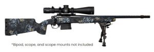 Horizon Firearms RF017S222214T19 Vandal Prime 22 Creedmoor 22" Black Spiral Fluted Threaded Barrel, Drilled & Tapped Receiver, Textured Iota EKO Carbon Fiber Stock