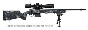 Horizon Firearms RF017S472214T19 Vandal Prime 25 Creedmoor 22" Black Spiral Fluted Threaded Barrel, Drilled & Tapped Receiver, Textured Iota EKO Carbon Fiber Stock