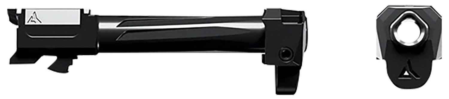 Radian Weapons R0842 Ramjet & Afterburner Combo 9mm Luger Compatible w/Glock 43, Black Stainless Steel