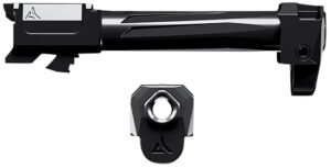Radian Weapons R0859 Ramjet & Afterburner Combo 9mm Luger Compatible w/ Glock 43X, Black Stainless Steel