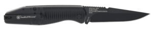 Smith & Wesson Knives 1215357 Special Ops  Full Size 3.40" Folding Drop Point Plain AUS-8A SS Blade Aluminum Handle