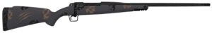 Fierce Firearms TWROG270WIN22BT Twisted Rogue 270 Win 22" Armour Lube Black Steel Threaded Barrel, Drilled & Tapped Steel Receiver, LR Negative Comb Trophy Camo Carbon Fiber Stock
