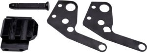 Kel-Tec PLR161570 SU/PLR Picatinny Adapter Black Aluminum Includes Two Mounting Plates