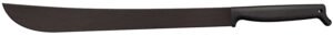 Cold Steel CS97TM21S Two Handed  21" Black Matte Anti Rust 65Mn Carbon Steel Blade, Black Polypropylene Handle 30" Long