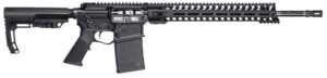 Patriot Ordnance Factory 02419 Rogue DI 308 Win 20+1 18.50" Picatinny Rail Receiver, M-LOK/Picatinny Rail Handguard, Black Polymer Stock & Grip