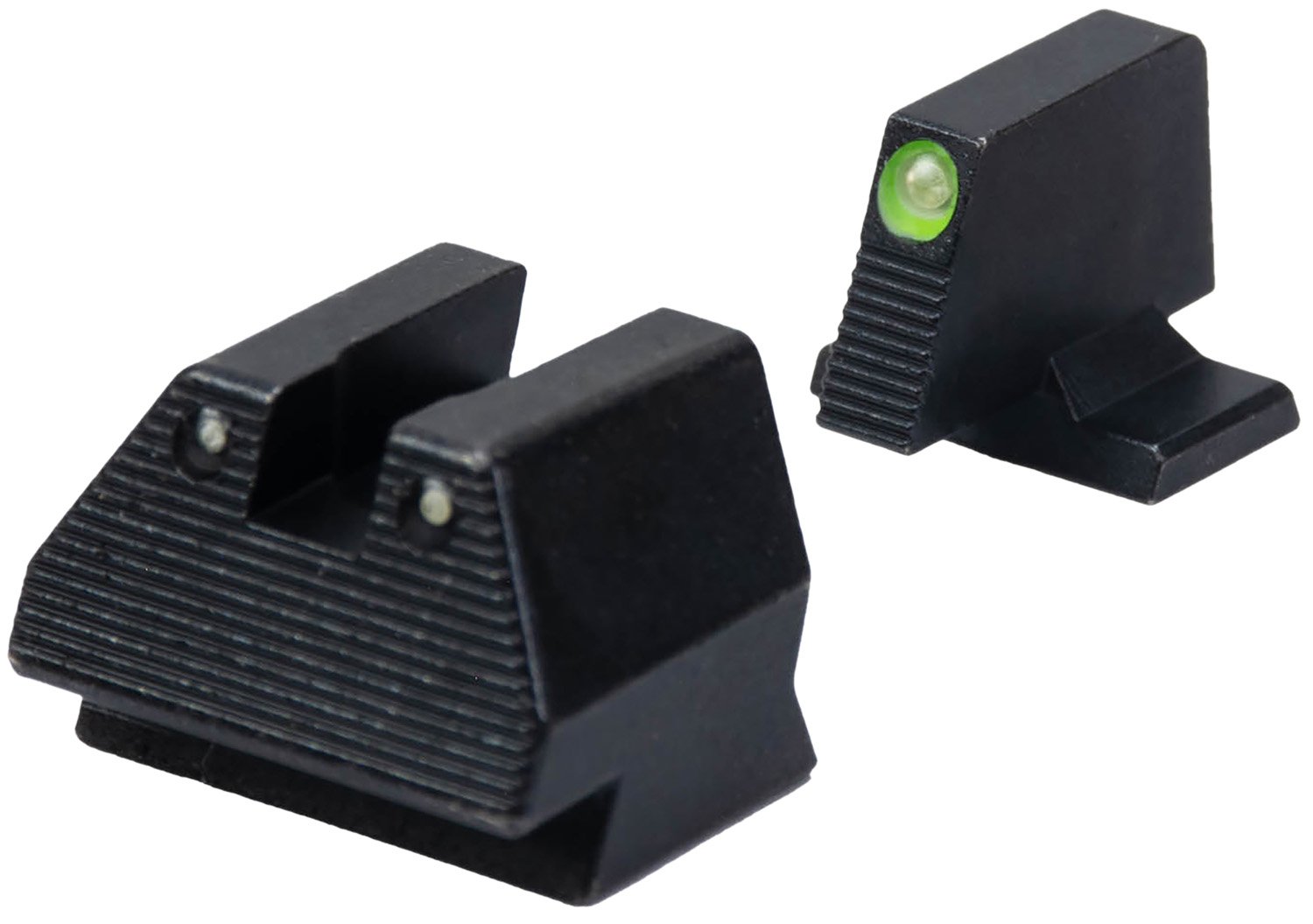 HK 51000939 Night Sight Set Fixed Green Tritium/Black Frame Fits HK VP9 9mm Luger