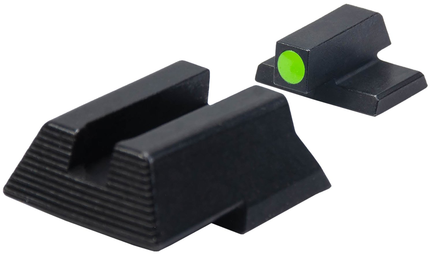 HK 51000932 Night Sight Set Iron Sight Green Tritium Black Frame Fits HK VP9/VP40/P30/HK45