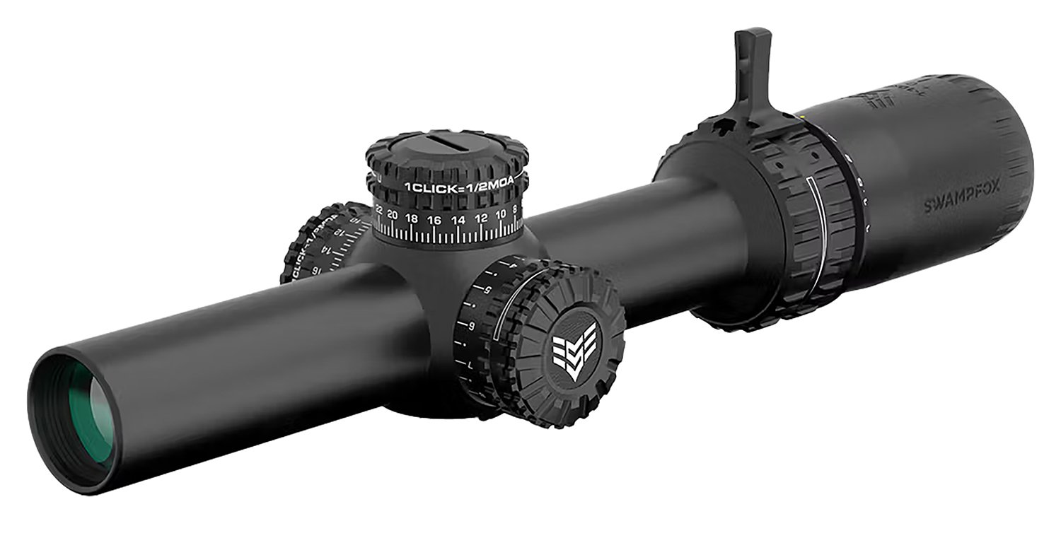Swampfox Optics ARH16241RL Arrowhead Black 1-6x24mm 30mm Tube Guerrilla Dot MIL Red Reticle