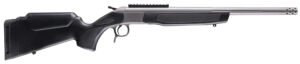 CVA CR4439S Scout Takedown 35 Whelen 1rd 22" Stainless Fluted Threaded Barrel, Stainless Steel Receiver w/Picatinny Rail, Adj Comb & LOP Black Synthetic Stock