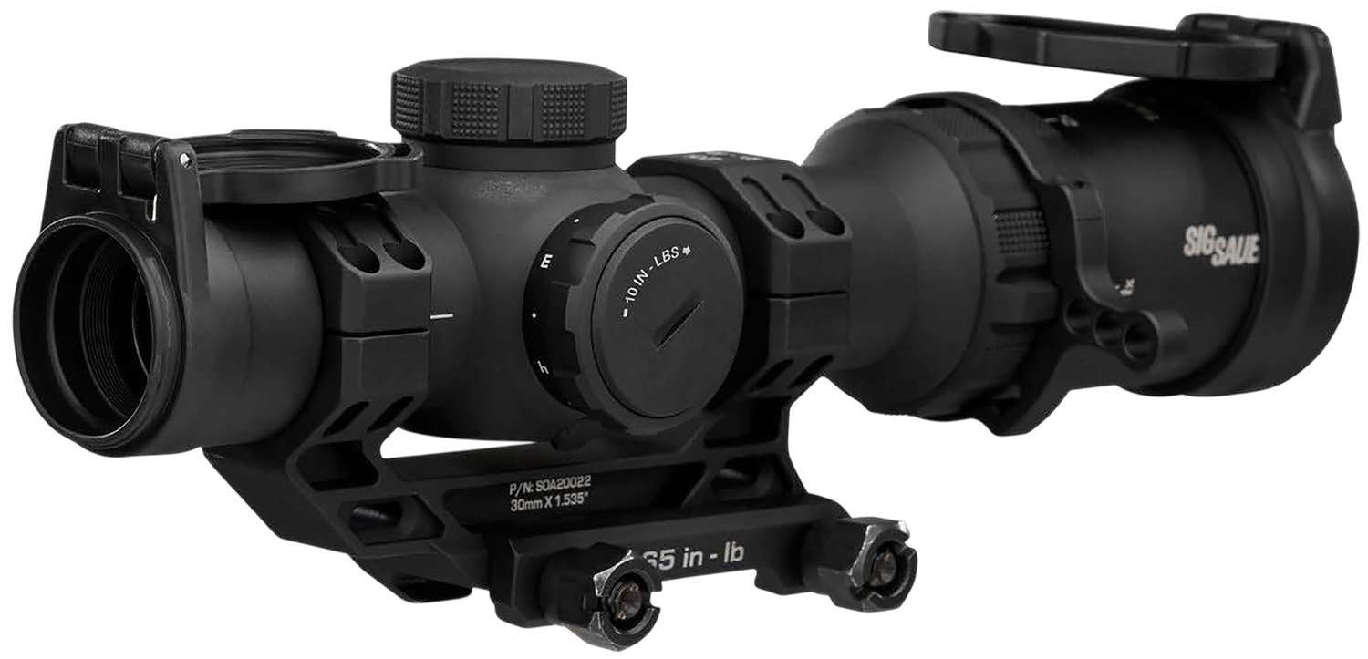 Sig Sauer Electro-Optics SOTMC61000 Tango-MSR Black 1-6x24mm, 30mm Tube Illuminated BDC Reticle