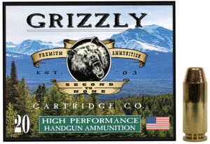 Grizzly Ammo GC10CM2   10mmAuto 200gr Full Metal Jacket Flat Point 20 Per Box/10 Case