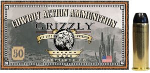 Grizzly Ammo GC44M2   44RemMag 200gr Round Nose Flat Point 50 Per Box/10 Case