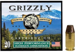 Grizzly Ammo GC45A+P8 45ACP+P 230gr Jacketed Hollow Point 20 Per Box/10 Case
