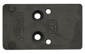 Walther Arms 5136209 Optic Plate  Black Steel Fits Walther PDP 2.0