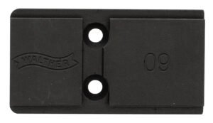 Walther Arms 5136208 Optic Plate  Black Steel Fits Walther PDP 2.0