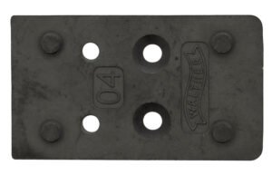 Walther Arms 5136212 Optic Plate  Black Steel Fits Walther PDP 2.0