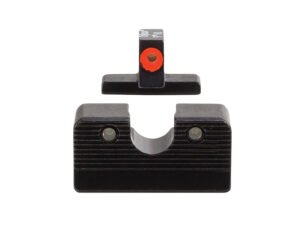 Trijicon 601000 HD XR Night Sight Set Green Tritium/Orange Outline Front, Green Tritium Rear, Black Frame, Fits FN 509