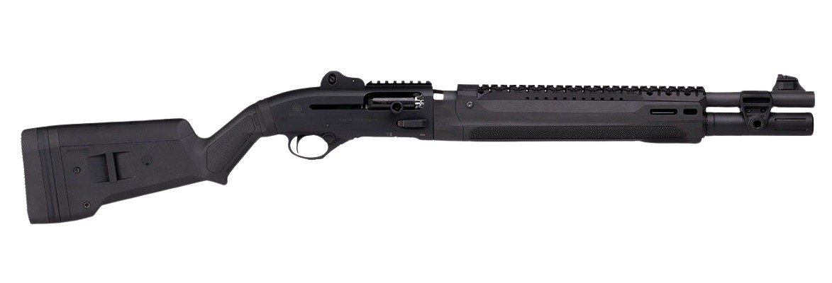 Langdon Tactical Tech LTT1301HBMBLK Beretta 1301 3" 7+1 18.50" Black Oxide Heat Shield Barrel, Black Anodized Aluminum Receiver w/Picatinny Rail, Black Magpul Polymer Stock, Beretta Patrol Forend