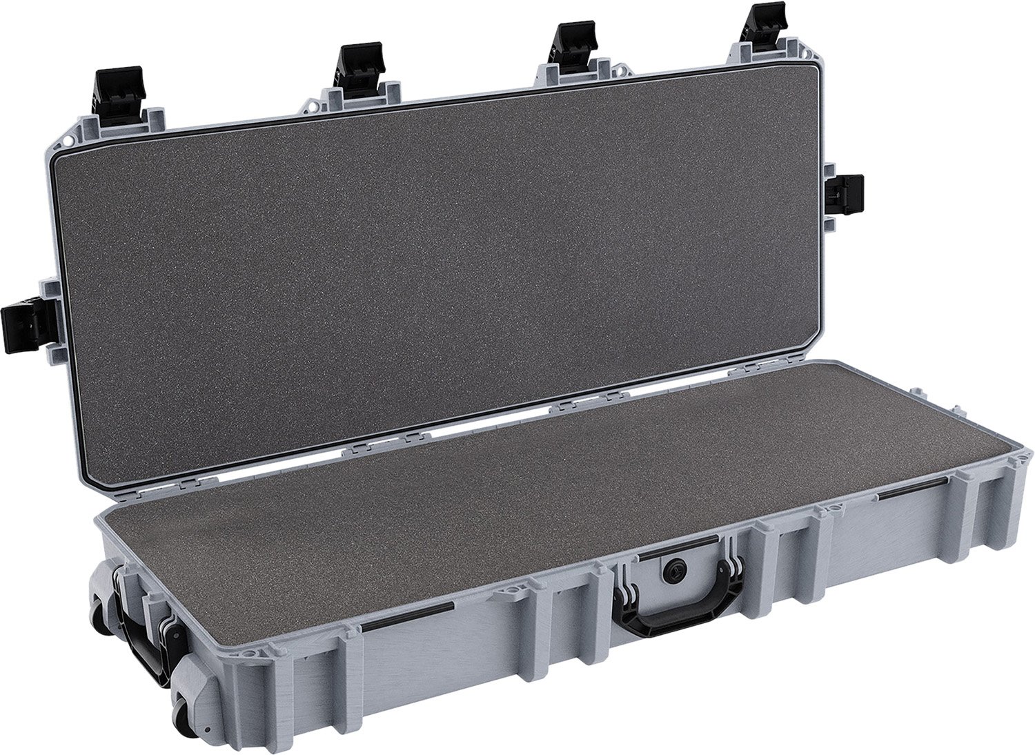 Pelican VCV7300000GRY Vault Double Rifle Case 44" Gray Polyethylene Foam Weather Resistant