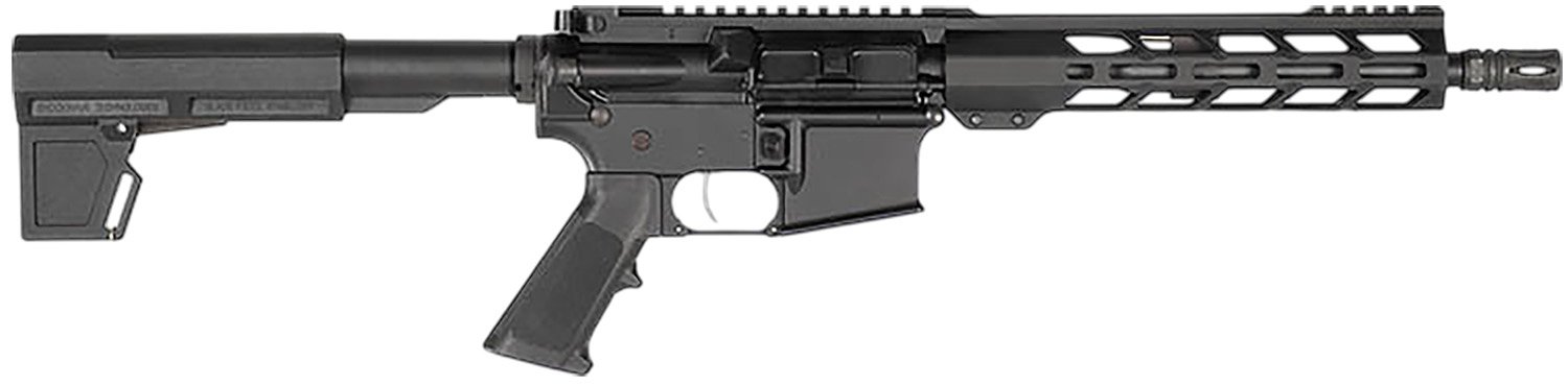 Hi-Point HP15P556 HP 15P 5.56 NATO 30+1 10.50" Black Threaded Barrel, Black Aluminum Receiver w/Picatinny Rail, M-LOK Handguard, Blade Black Polymer Brace, Black Polymer Grip