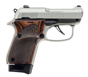 Beretta USA J30X32R8IN 30X Just In Case Micro-Compact Frame 32 ACP 8+1 2.90" Inox Carbon Steel Barrel & Serrated Slide, Inox Aluminum Frame, Helica Textured Wood Grip