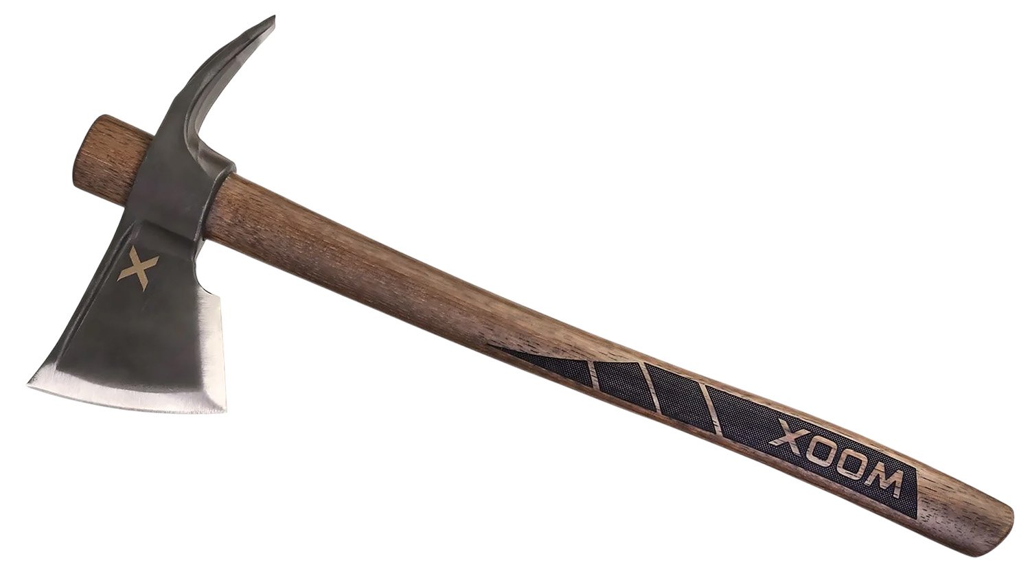 Woox BU.AXE050.01 Solo 8.50" Convex Carbon Steel Blade Brown/Black Appalachian Hickory Handle 19" OAL