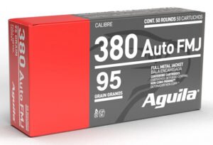 Aguila 1E802380   380ACP 95gr Full Metal Jacket 50 Per Box/10 Case