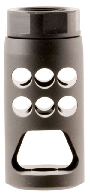 Ruger 90590 Hybrid Muzzle Brake Matte Black Steel 5/8"x24 Threads, 2.20" OAL 1" Diameter, 7.62x51mm NATO