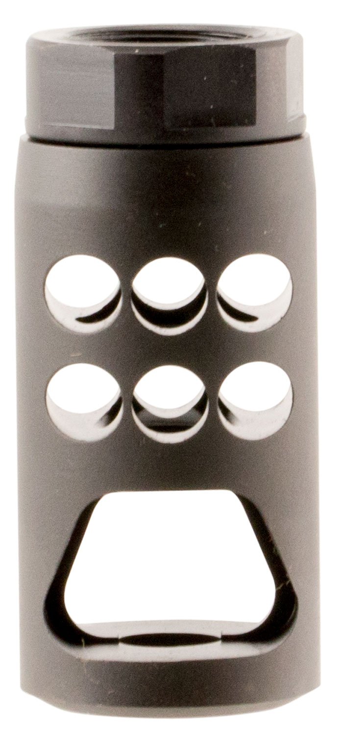Ruger 90590 Hybrid Muzzle Brake Matte Black Steel 5/8"x24 Threads, 2.20" OAL 1" Diameter, 7.62x51mm NATO