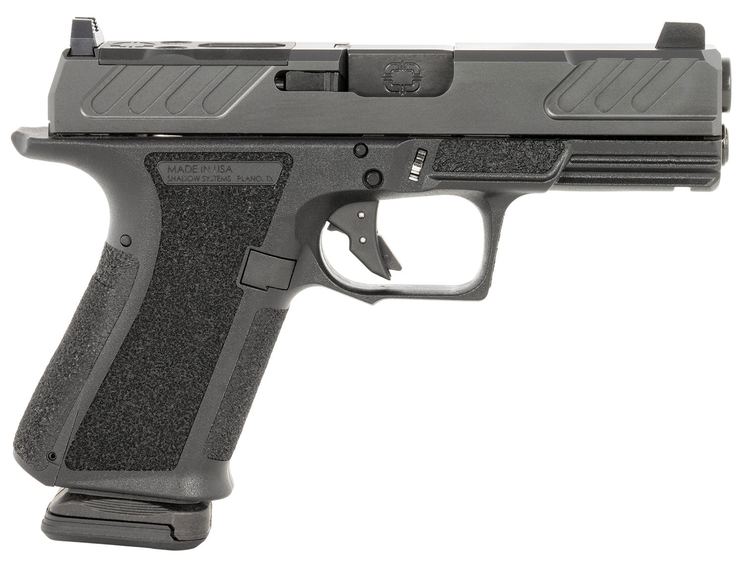 Shadow Systems SS-1306-B MR920 Foundation 9mm Luger 15+1 4" Black Nitride barrel, Black Nitride Optic Ready/Serrated Slide, Black Polymer Frame w/Beavertail & Picatinny Rail, Ambidextrous, *Blemished