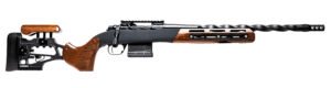 Horizon Firearms RF030L472210F99 Venatic Max 25 Creedmoor 5+1 22"  Nano Flat Black Fluted Threaded Barrel, Black DLC Aluminum Receiver w/Picatinny Rail, Woox Furiosa Aluminum/Wood Stock, Right Hand