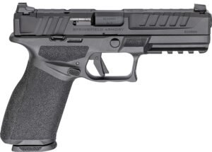 Springfield Armory EC9459BCAU Echelon *CA Compliant Full Size 9mm Luger 10+1 4.50" Black Melonite Barrel & Steel Optic Ready/Serrated Slide, Black Polymer Frame w/Picatinny Rail, Textured Grip