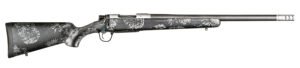 Christensen Arms 8010660000 Ridgeline FFT 375 H&H 3+1 24" Carbon Fiber Threaded Barrel, Stainless Steel Drilled & Tapped Receiver, Carbon w/Gray Accents Sporter FFT Carbon Fiber Stock