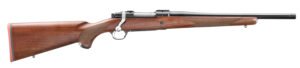 Ruger 67100 Hawkeye Hunter 308 Win 4+1 16.60" Satin Blued Threaded Barrel, Satin Blued Steel Receiver w/Integral Scope Mount, American Walnut Fixed Stock, Right Hand