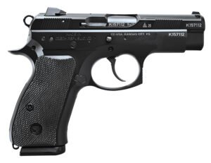 CZ-USA 75D PCT 50th Anniversary Elite Compact 9mm Luger 15+1 3.75" Black Steel Barrel & 50th Anniversary Engraved/Serrated Slide, Black Polycoat Aluminum Frame w/Beavertail, Black Rubber Grip