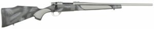Weatherby VC38223RR4T Vanguard Shadow 223 Rem 5+1 24" Carbon Gray Cerakote Threaded Barrel, Carbon Gray Cerakote Steel Drilled & Tapped Receiver, Black w/Gray & White Accents Monte Carlo Stock