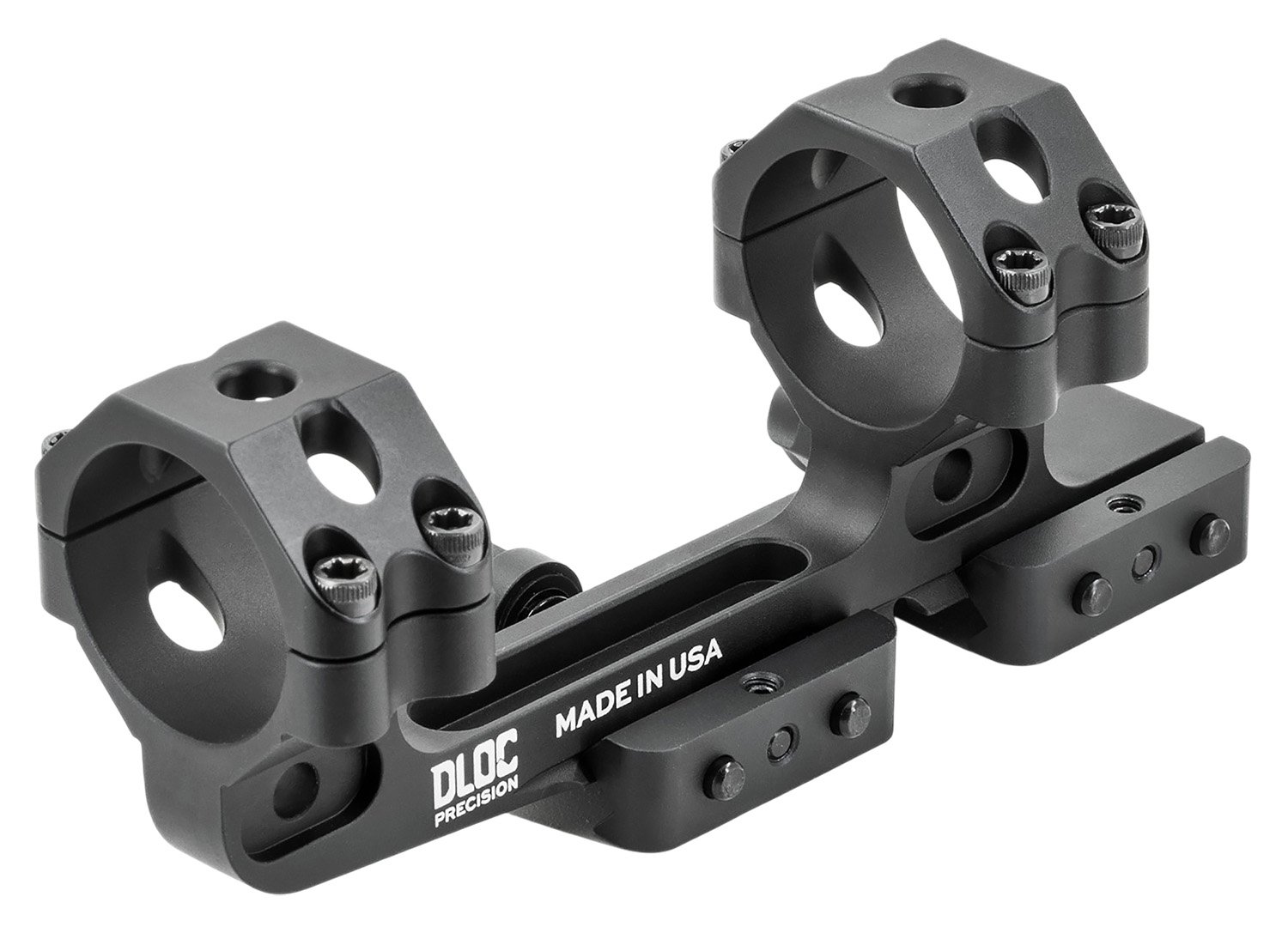 DLOC Precision DLOC-C134-1630-B Cantilever Black Aluminum 34mm Tube