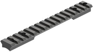 Leupold 187345 BackCountry Cross-Slot Base Black Aluminum Fits Savage 110 Short Action 20 MOA