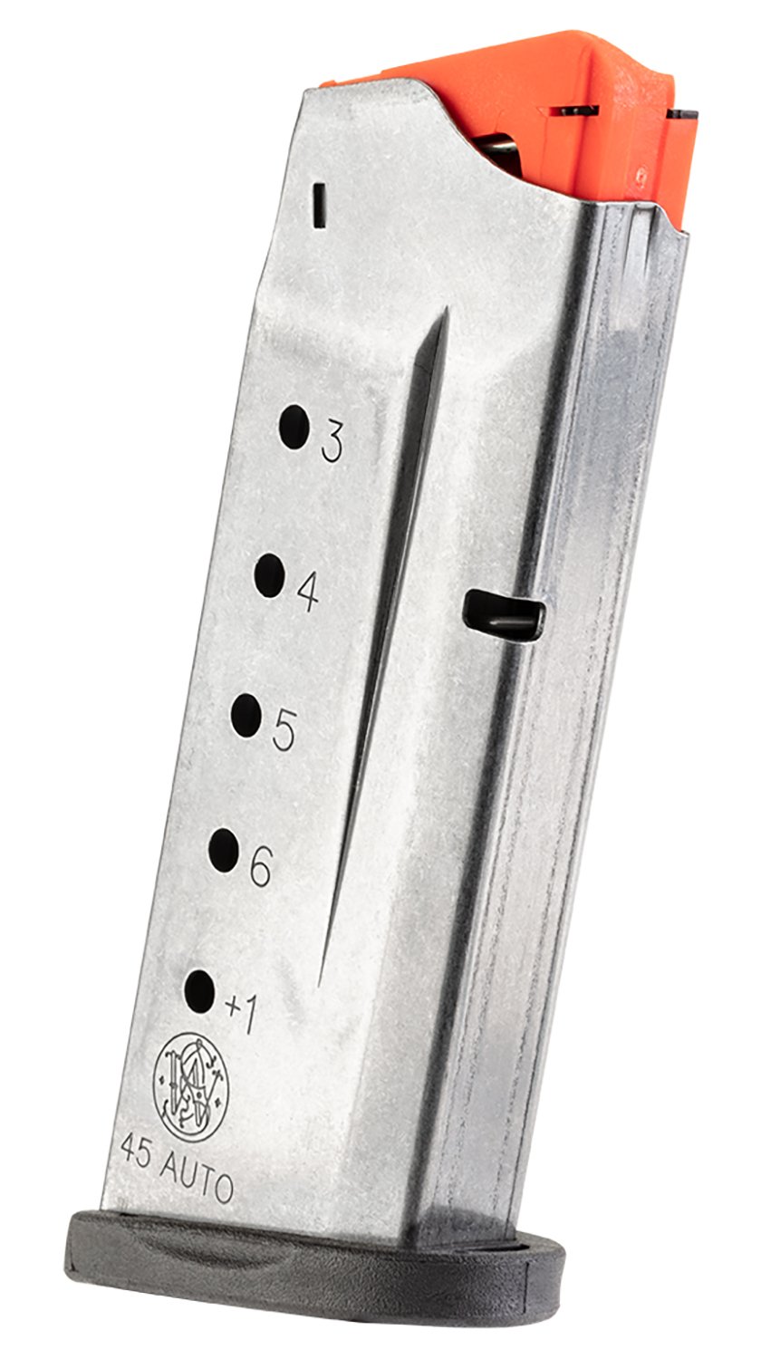 Smith & Wesson 3005566 M&P Shield 6rd 45ACP Stainless Steel