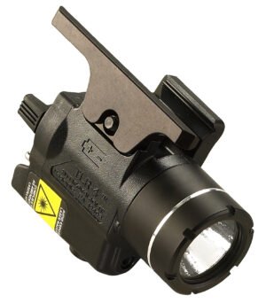 Streamlight 69241 TLR-4 Gun Light  Black 170 Lumens White C4 LED/Red Laser HK USP Compact