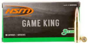 HSM 30841N Game King  308 Win 150 gr Sierra GameKing Spitzer Boat Tail 20 Per Box/ 25 Case