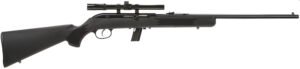 Savage Arms 40000 64 FXP Full Size 22 LR 10+1 21" Matte Black Sporter Barrel, Matte Black Grooved Carbon Steel Receiver, Matte Black Fixed Synthetic Stock, 4x15mm Scope, Right Hand
