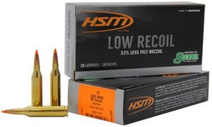 HSM 24318N Low Recoil 243 Win 85 gr Orange Polymer Tip 20 Per Box/ 25 Case
